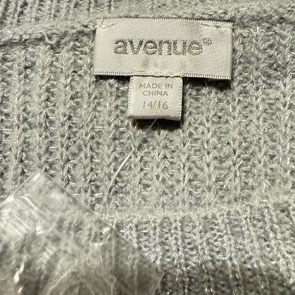 Avenue Lurex Color Blocked Sweater 14/16 - Picture 10 of 11